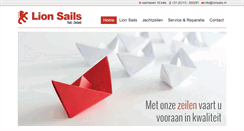 Desktop Screenshot of lionsails.nl